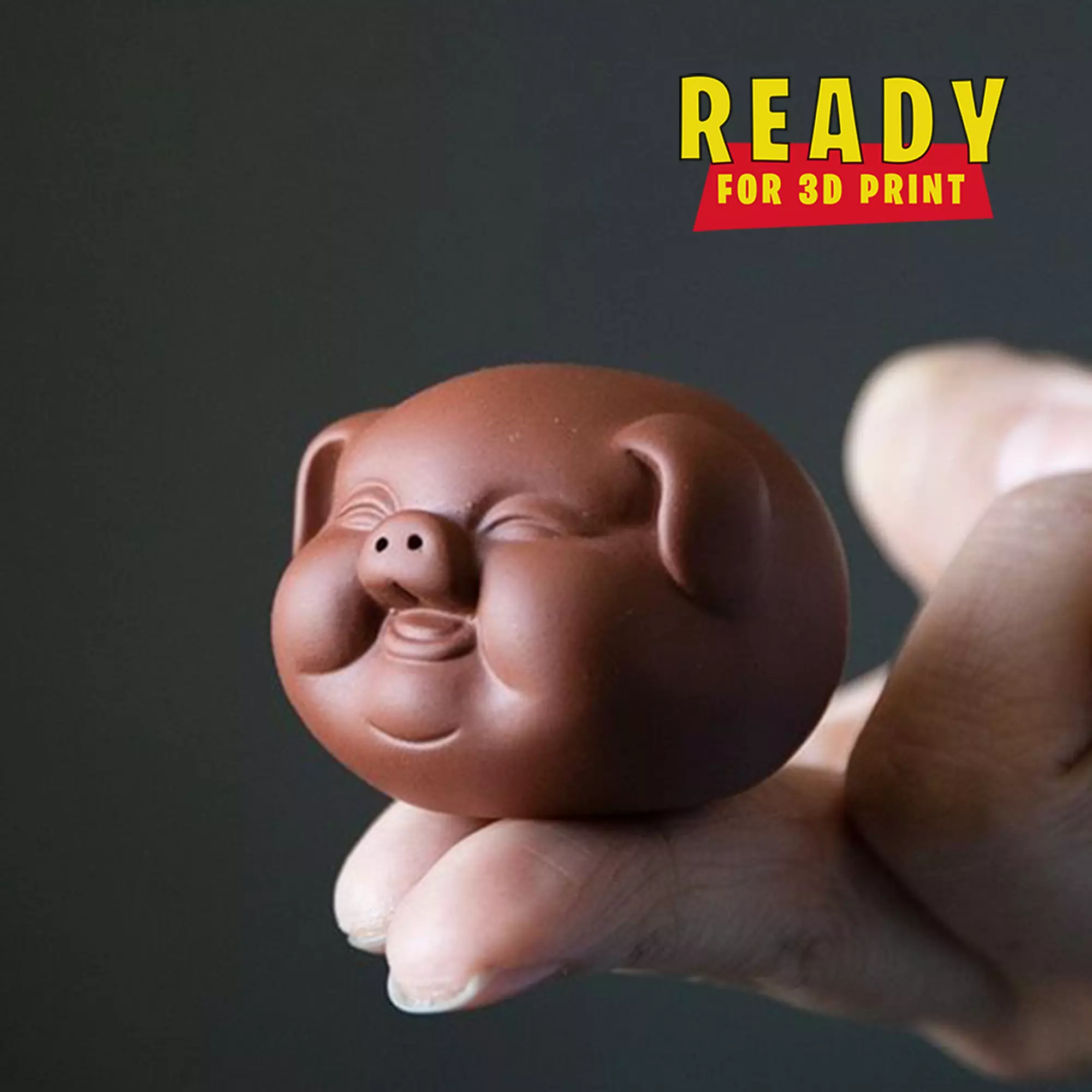 Mini Piggy Home office Decor 3D print model