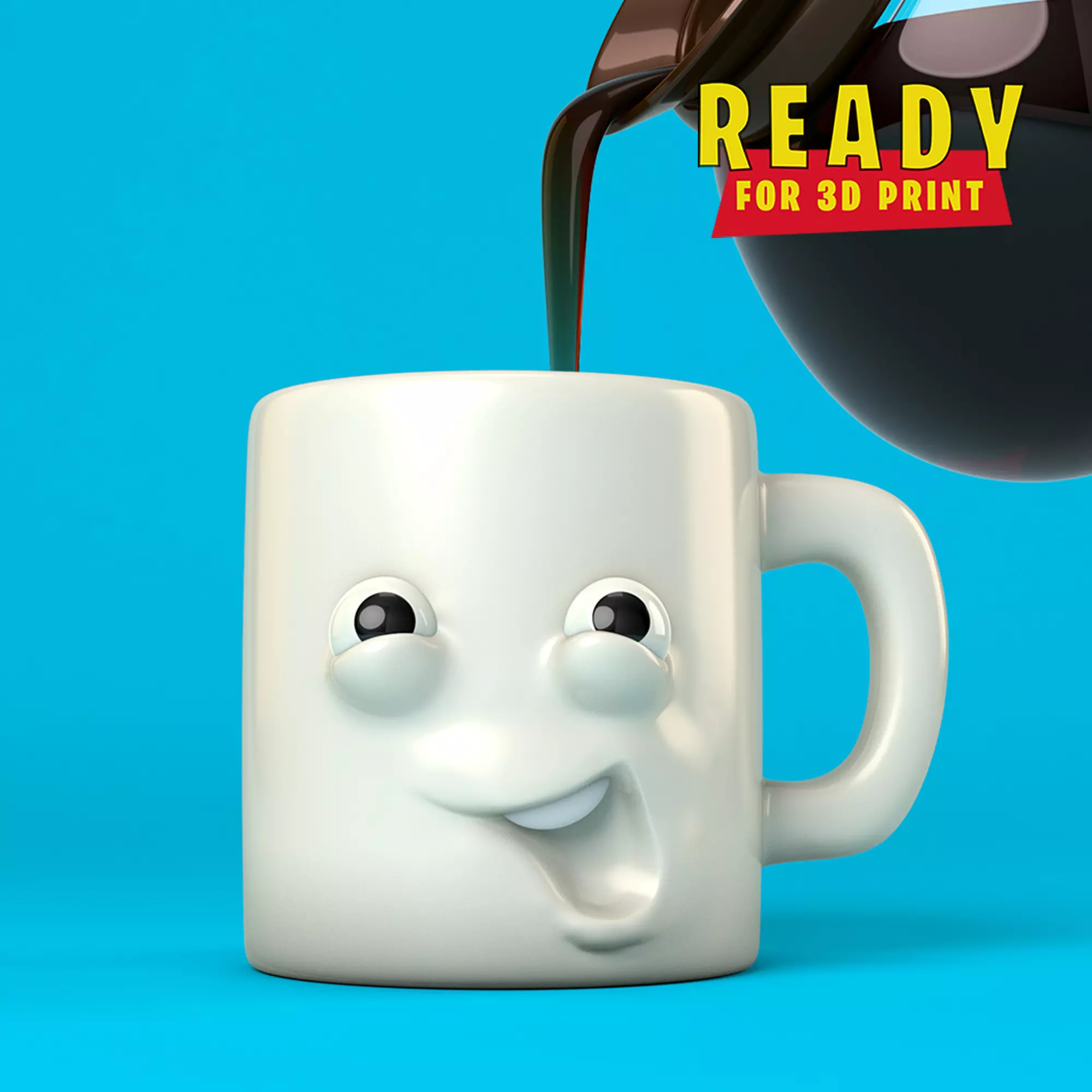 HOT COFFEE CUP 3D print model_0
