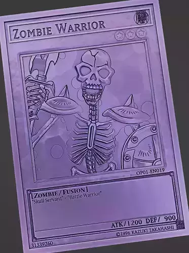 zombie warrior - yugioh Free 3D print model