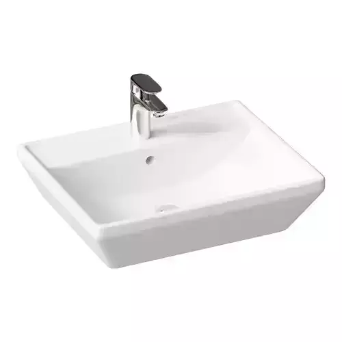 Hanging sink 55 cm Duravit D Neo 2366550000 color white