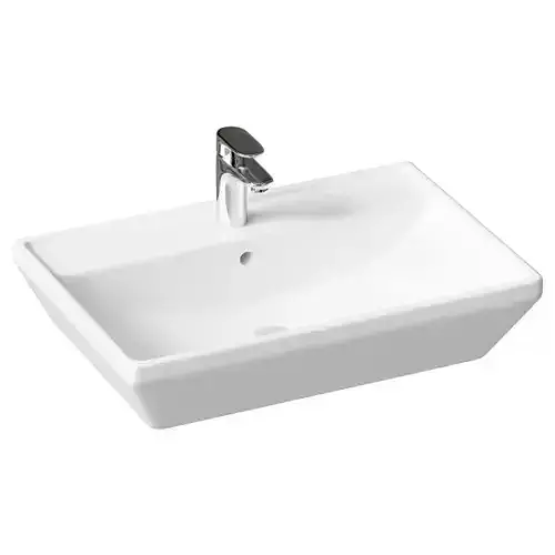 Hanging sink 65 cm Duravit D Neo 2366650000 color white
