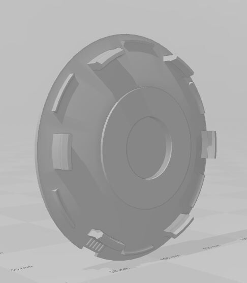 Honda Wheel Center Cap 3D print model_5