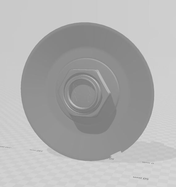 Honda Wheel Center Cap 3D print model_4