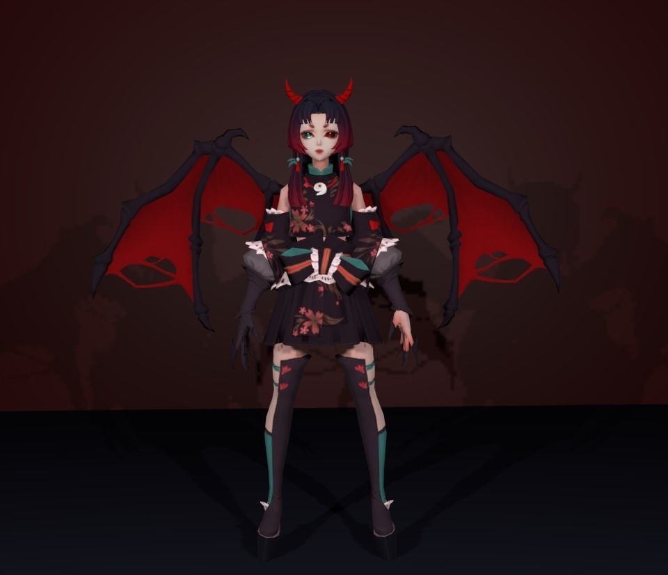 deadly cyan 3D model_1