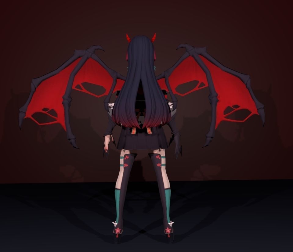 deadly cyan 3D model_4