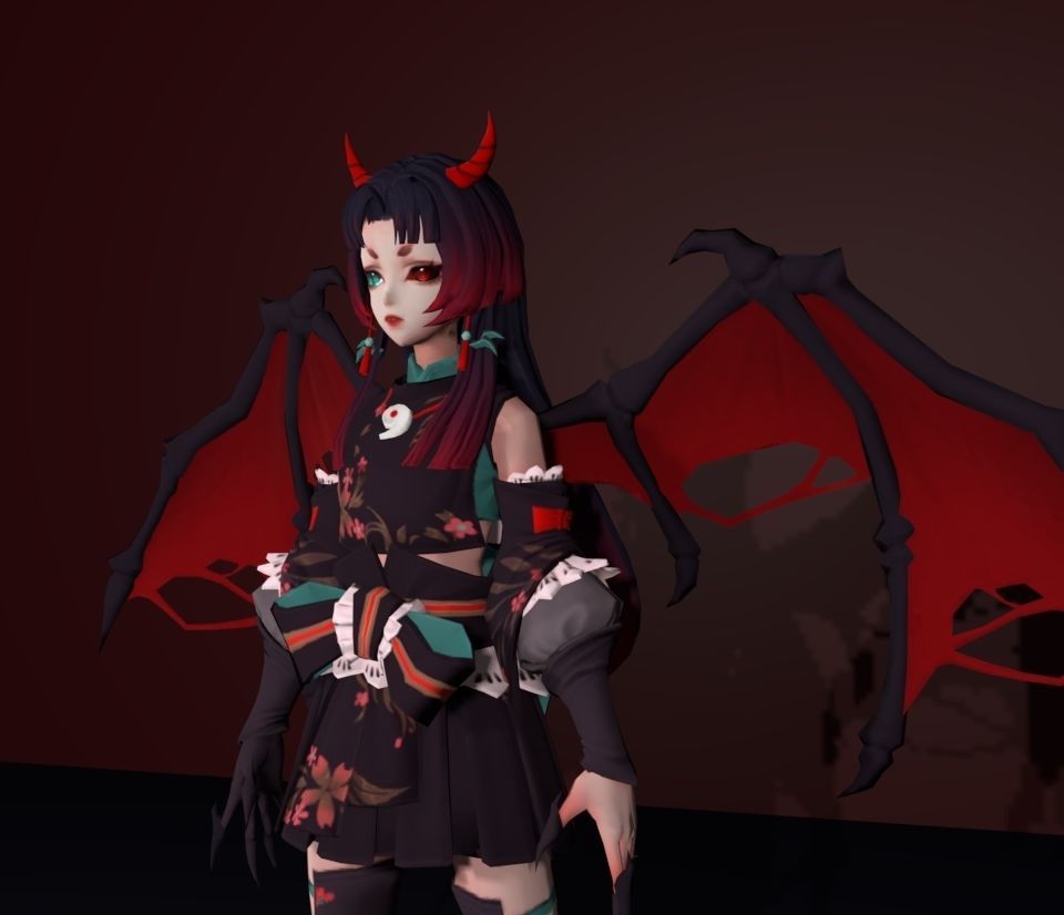 deadly cyan 3D model_2