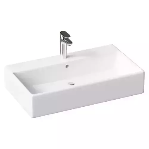 Shell overhead suspended Duravit Vero Air 80 cm 2350800060