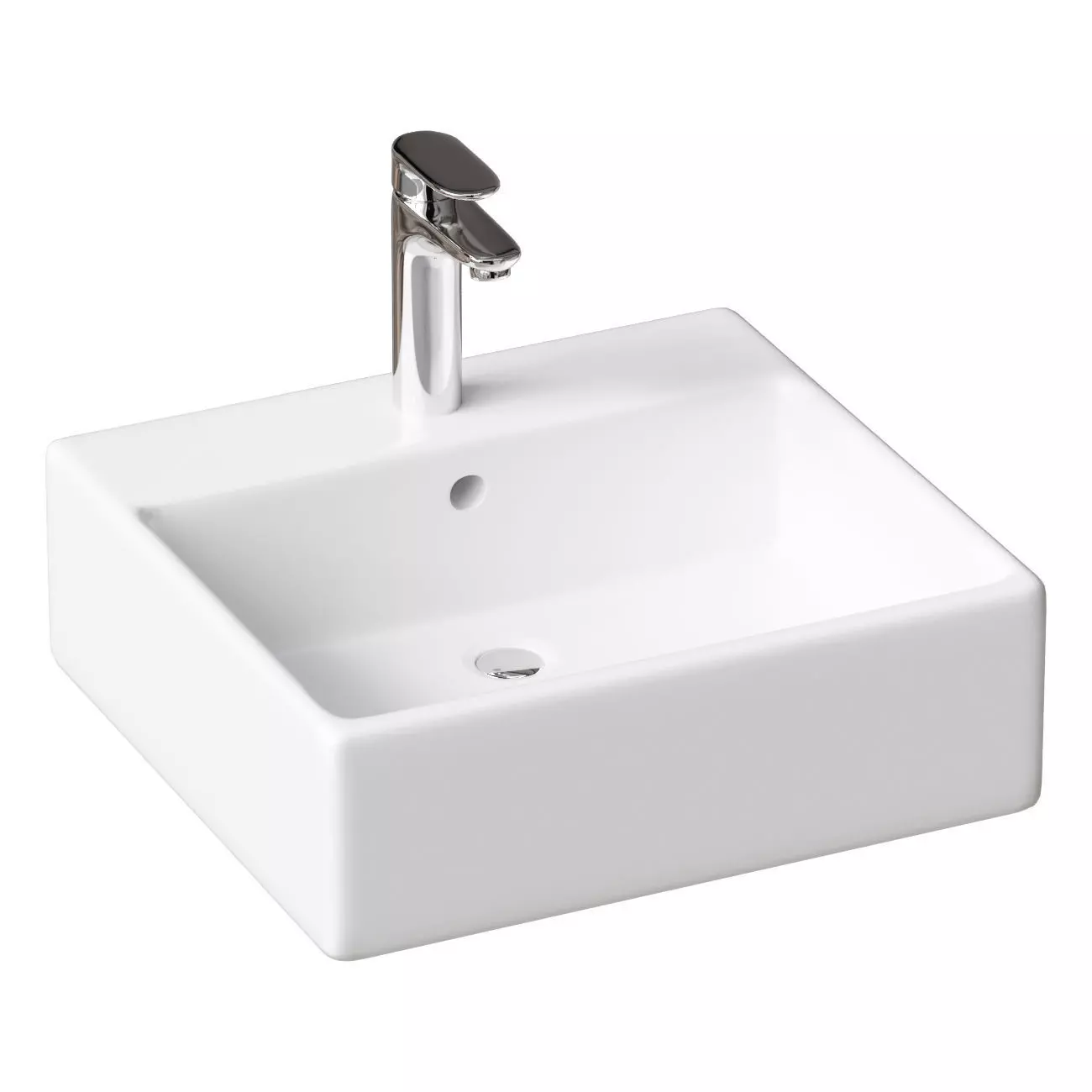 Hanging sink Duravit Vero Air 50 cm 2350500079 3D model