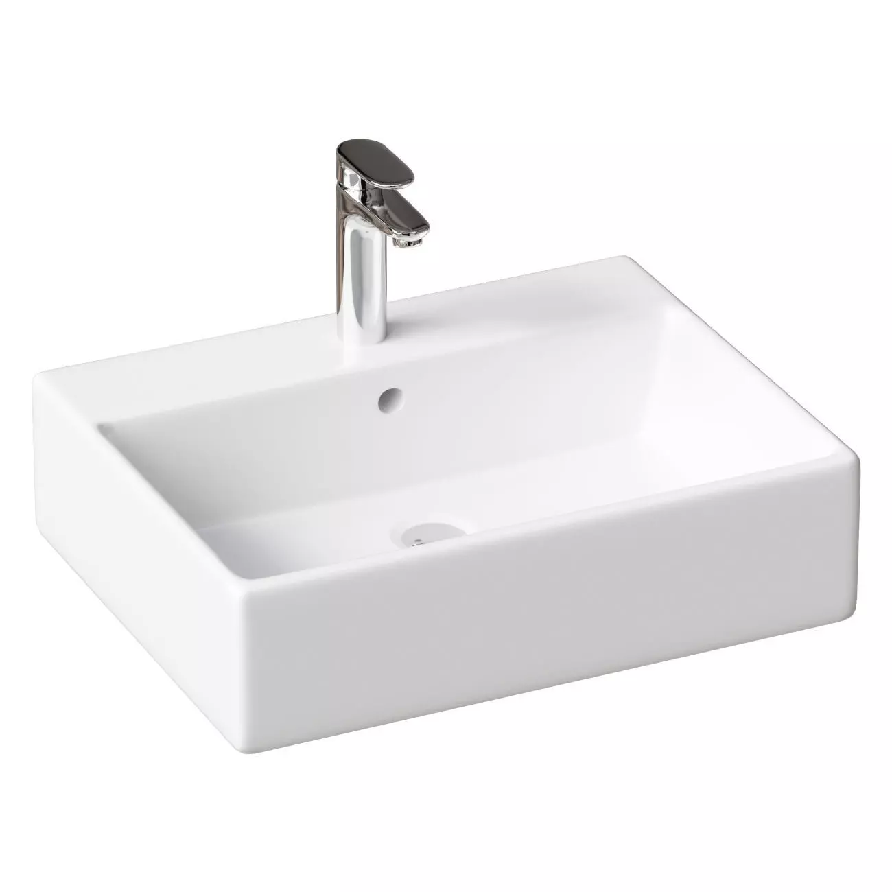 Shell overhead suspended Duravit Vero Air 60 cm 2350600041 3D model