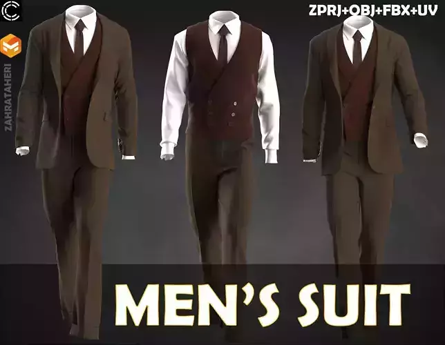MEN SUIT 3D model