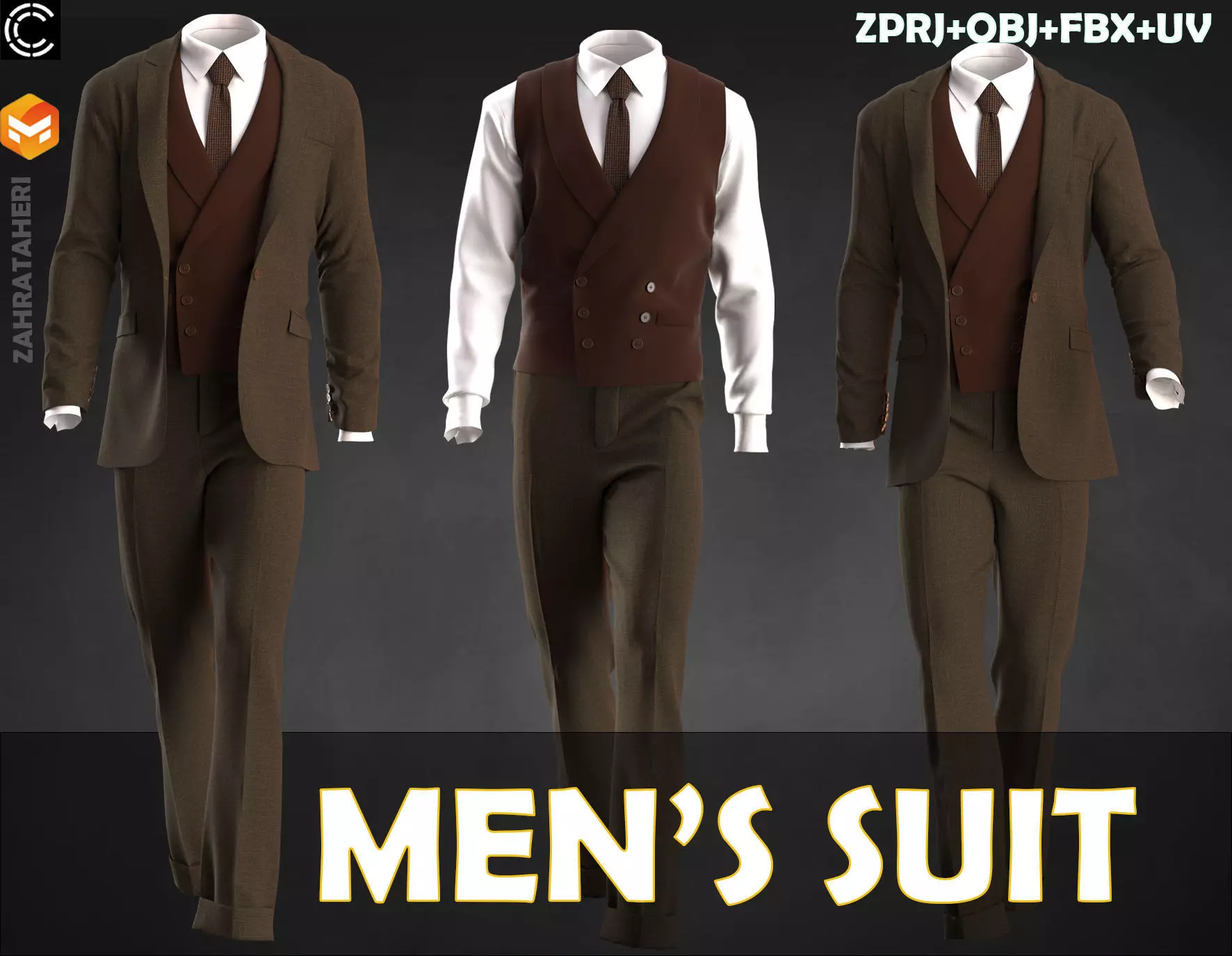 MEN SUIT 3D model