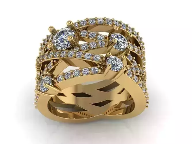 Twisted Band Ring 2083