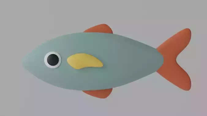 Cartoon Cute Fish 1