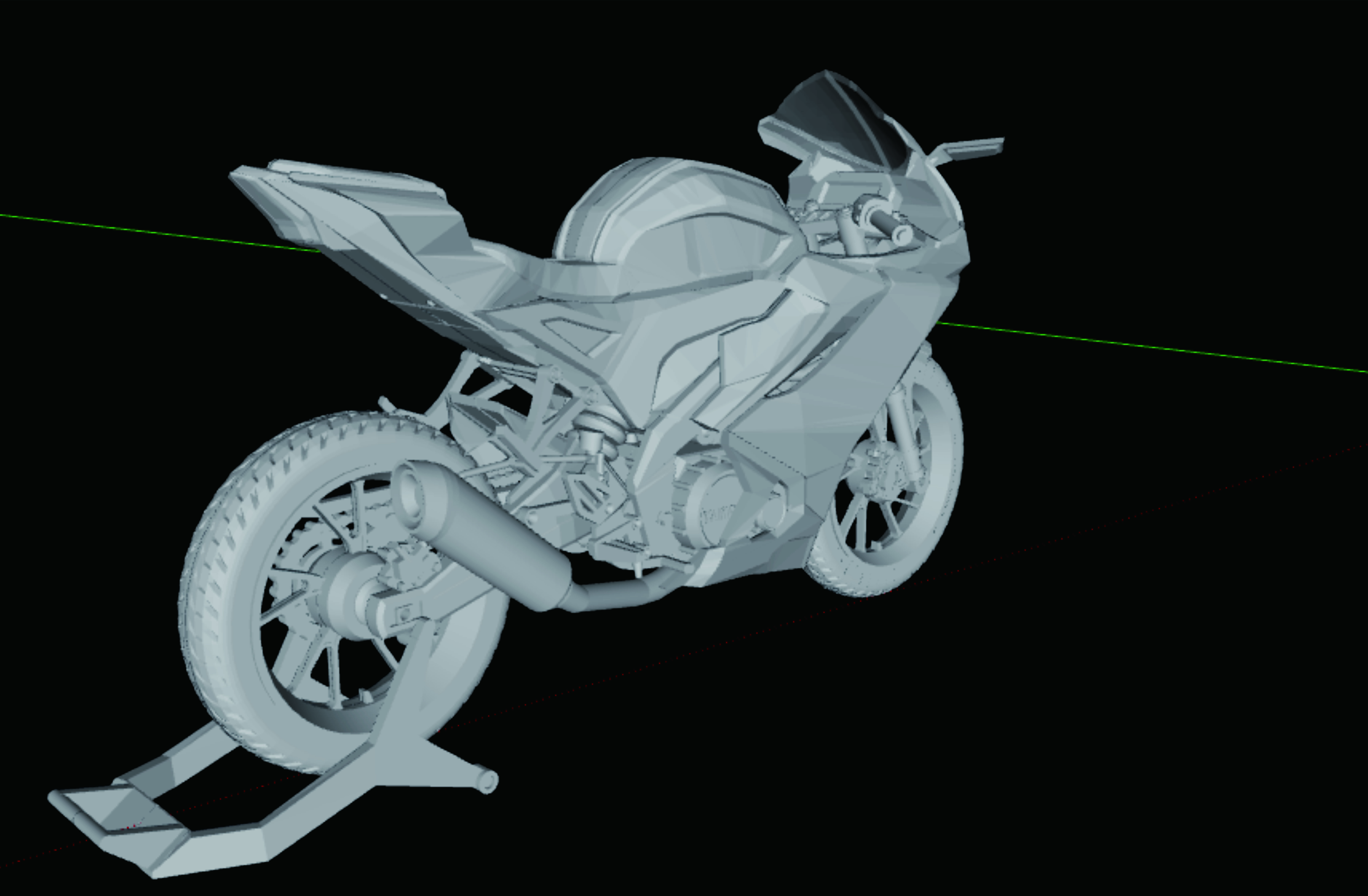 Yamaha Yzf R15m R15 V4 3D print model_6