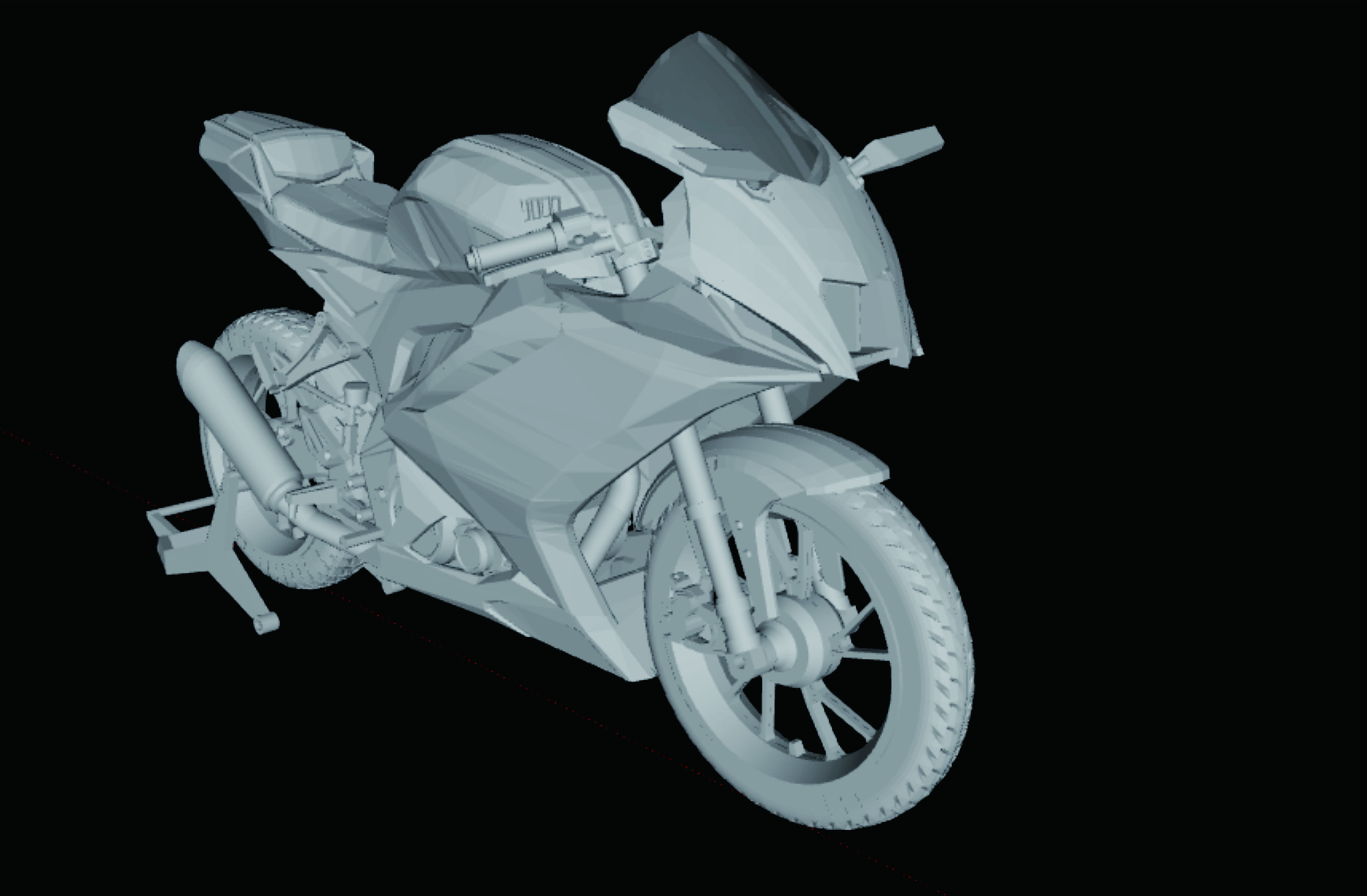 Yamaha Yzf R15m R15 V4 3D print model_8