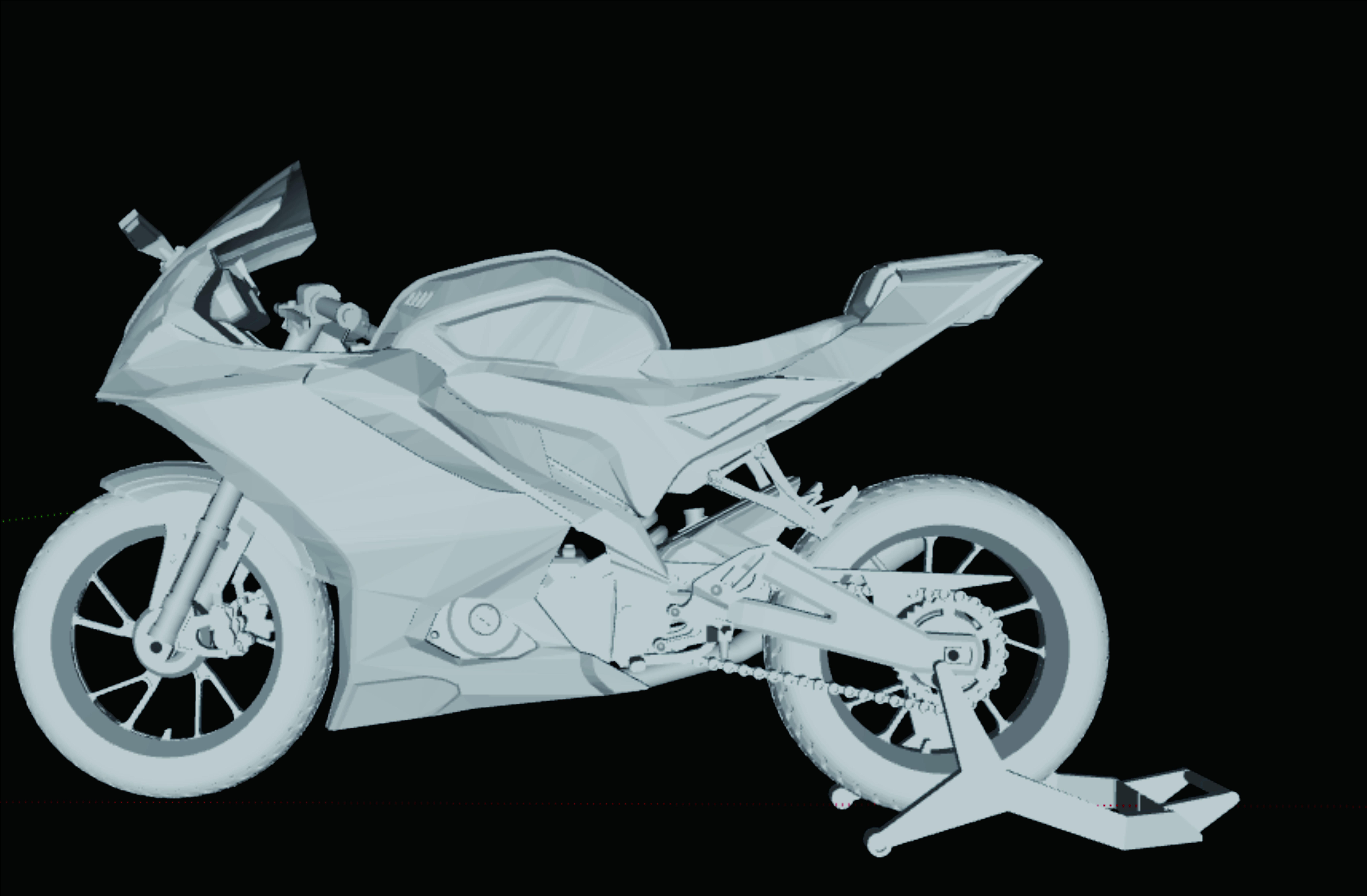 Yamaha Yzf R15m R15 V4 3D print model_9