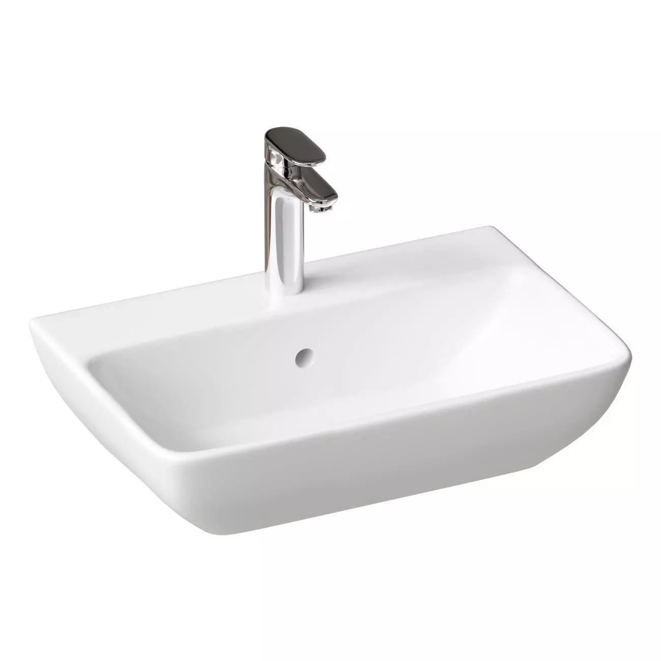 Hanging sink 60 cm Duravit Me by Starck 2343600000 3D model_0