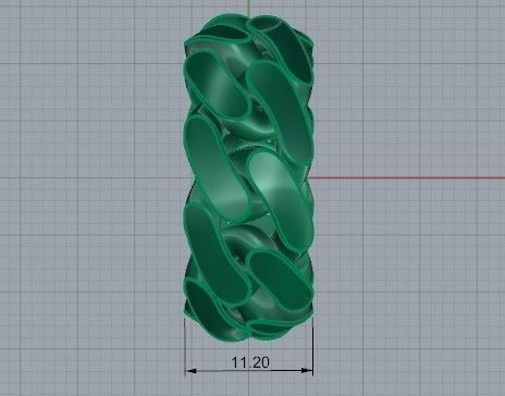 Cumin Chain Ring 2090 3D print model_7