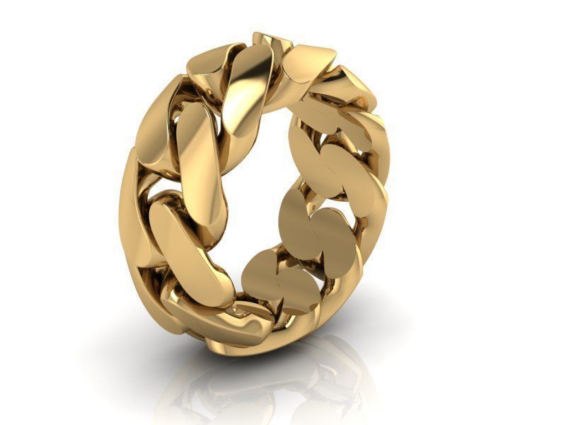 Cumin Chain Ring 2090 3D print model_1