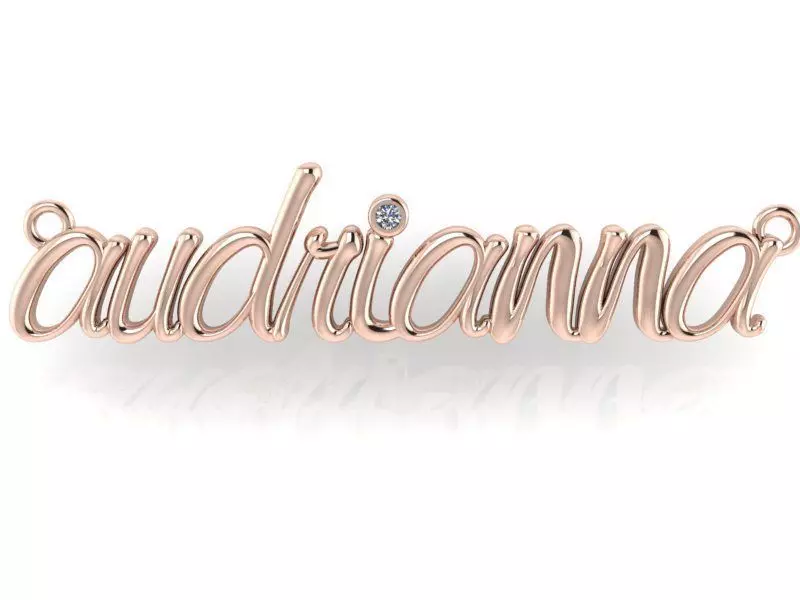Adrianna Name Pendant 2095 3D print model