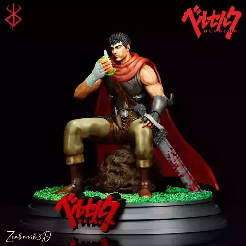 BERSERK - GUTS - THE BAND OF THE FALCON  3D PRINTABLE MODEL STL