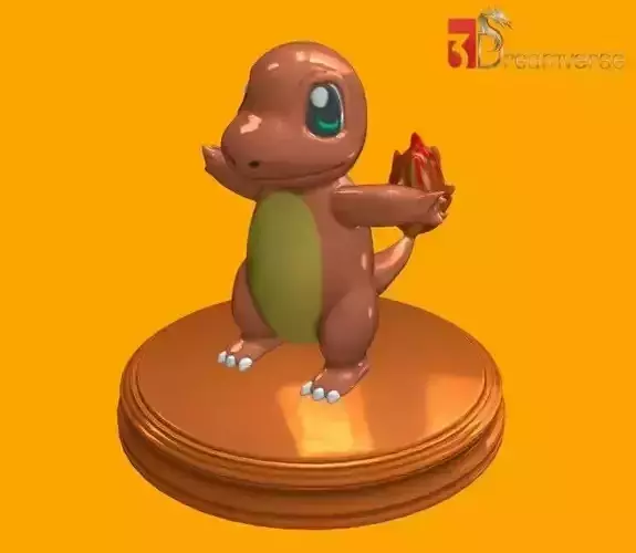 POKEMON NOEL CHRISTMAS CHARMANDER 3D print model