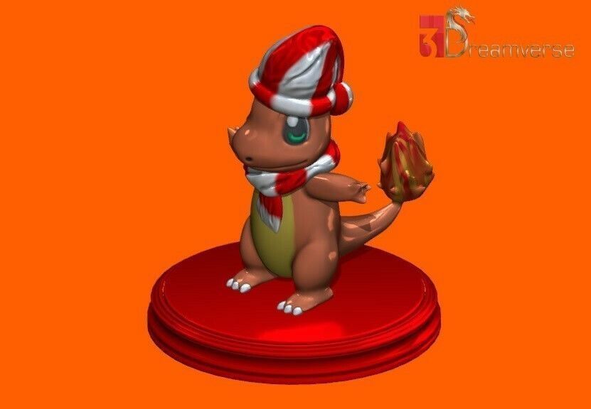 POKEMON NOEL CHRISTMAS CHARMANDER 3D print model_5