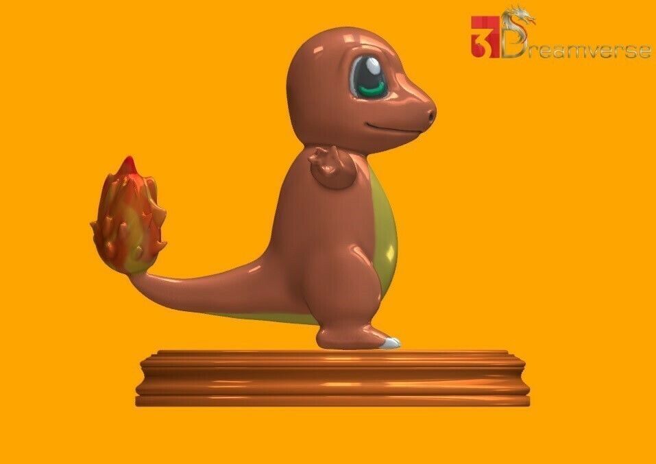 POKEMON NOEL CHRISTMAS CHARMANDER 3D print model_3