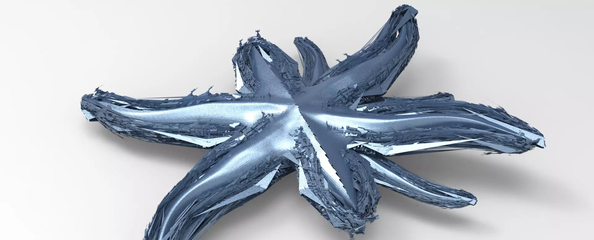 Starfish Sci fi pathway flooring  3D model_0