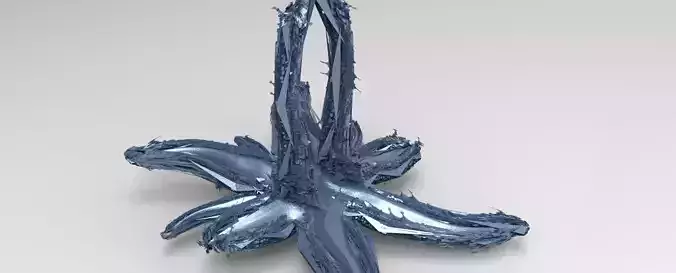 Starfish Sci fi pathway Archway obelisks