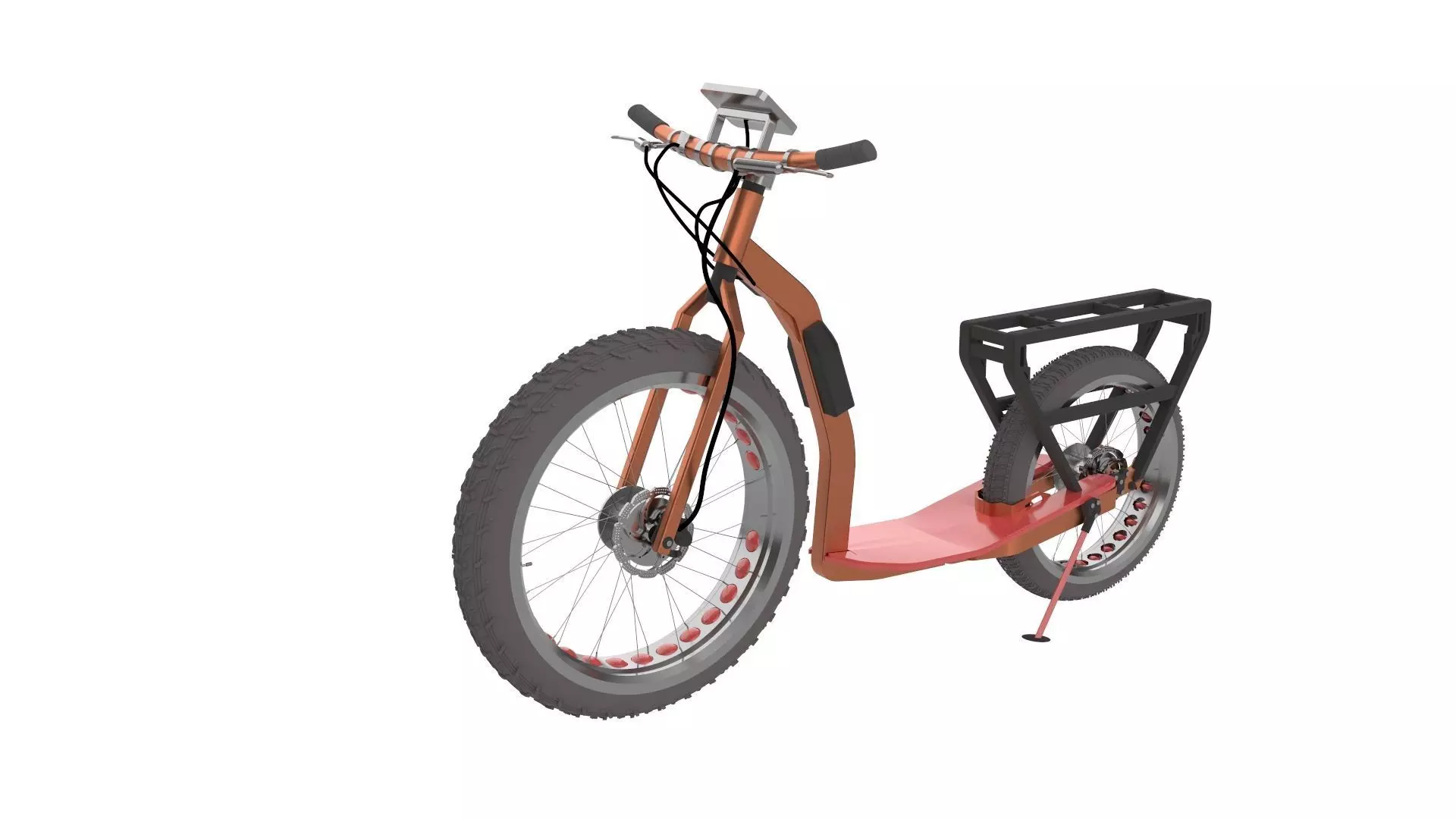 super realistic electric scooter Free 3D model