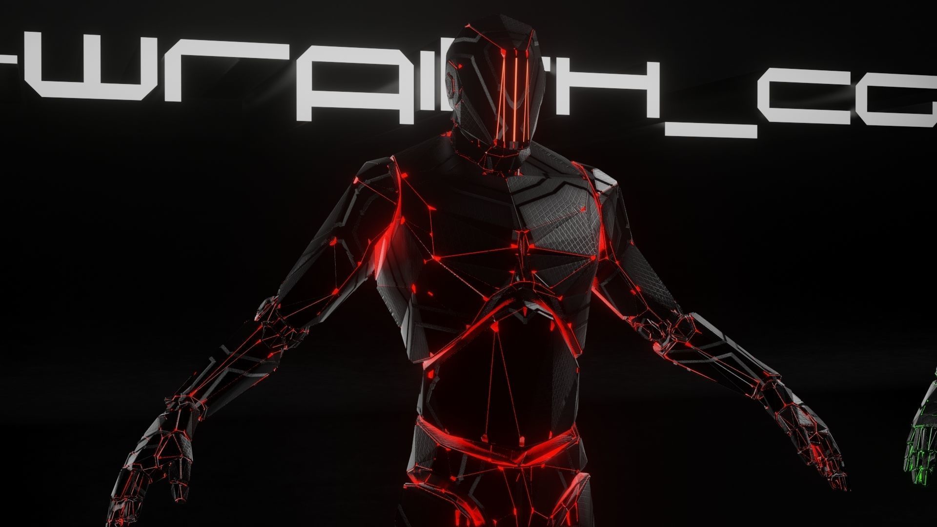 4 Androids Pack Download High Quality 3d Model Original Design Free low-poly 3D model_4