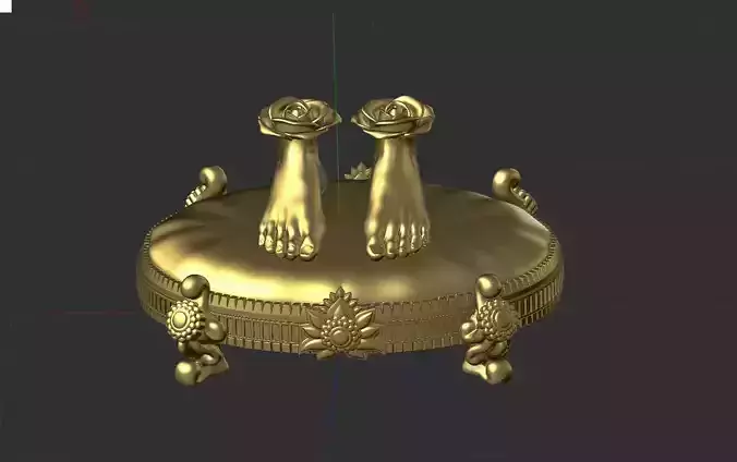 Laxmi charan paduka 3D print model