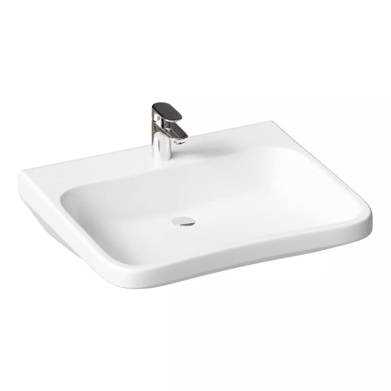 Hanging sink Duravit DuraStyle 2330650000 3D model