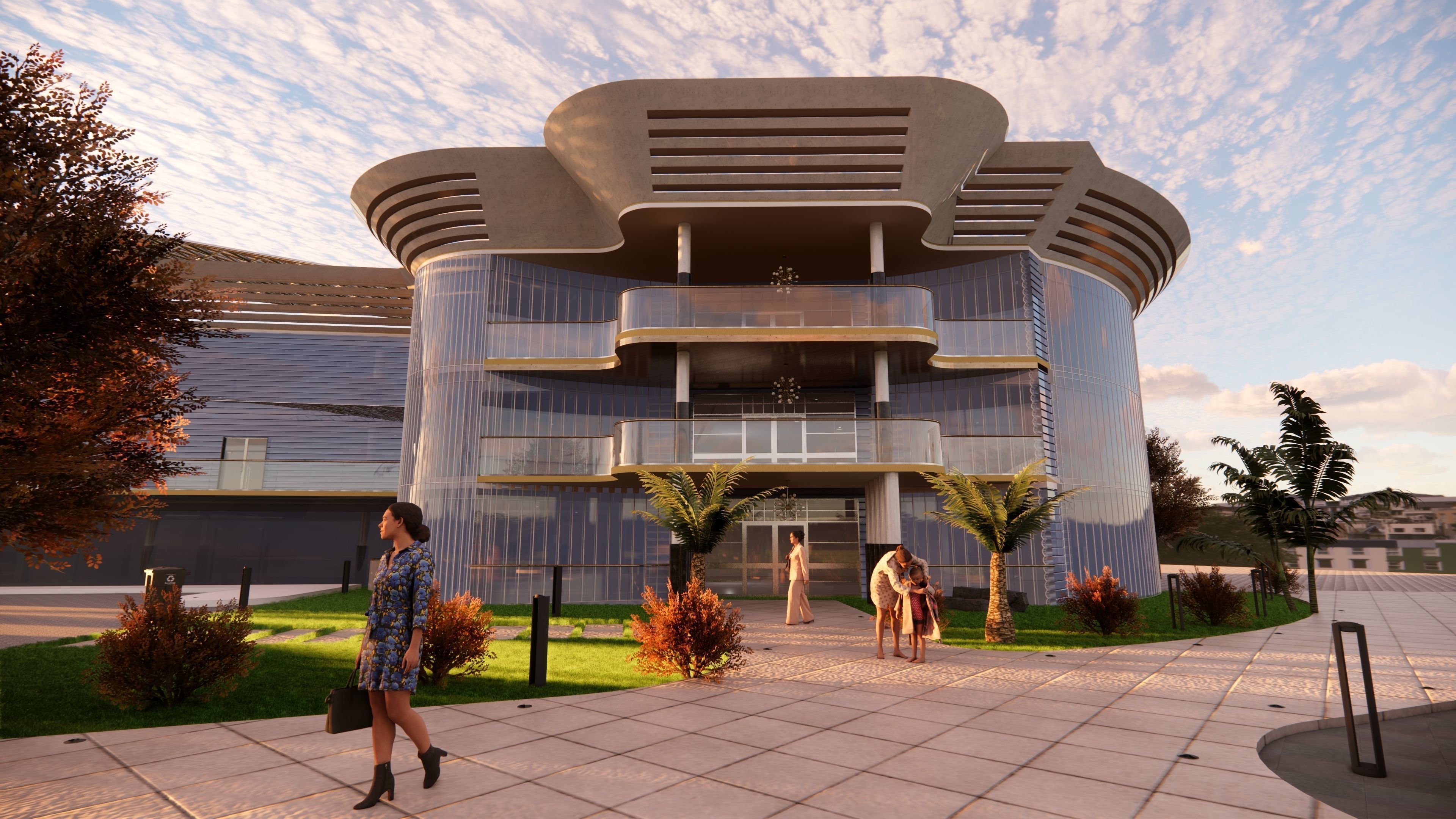 Shopping Mall - Interior and Exterior 3D model 3D model_9