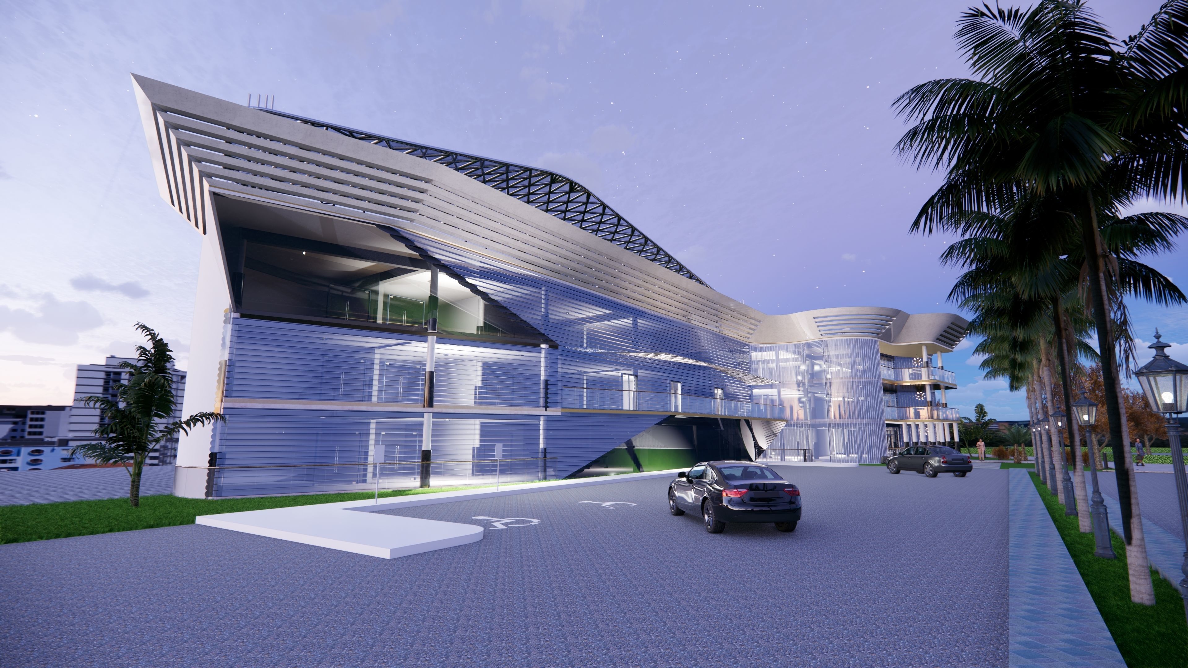 Shopping Mall - Interior and Exterior 3D model 3D model_6