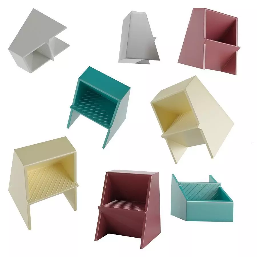 Mono Stepstool by Steffen Kehrle and Richard Lampert 3D model_0