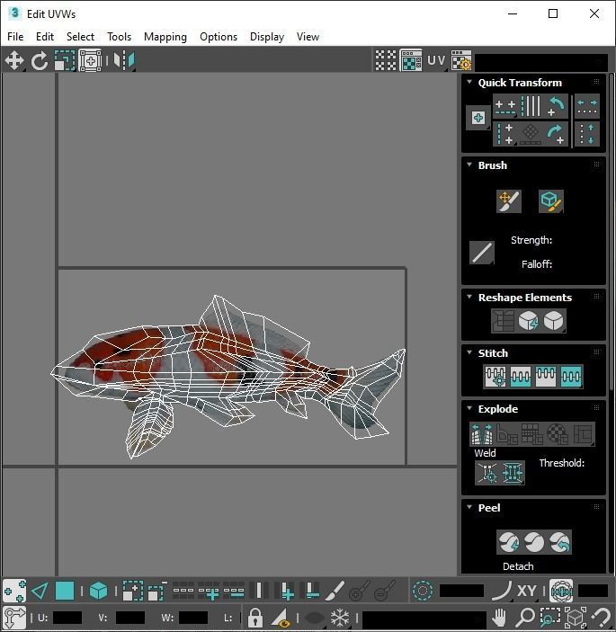 Fishes Set 3D model_37