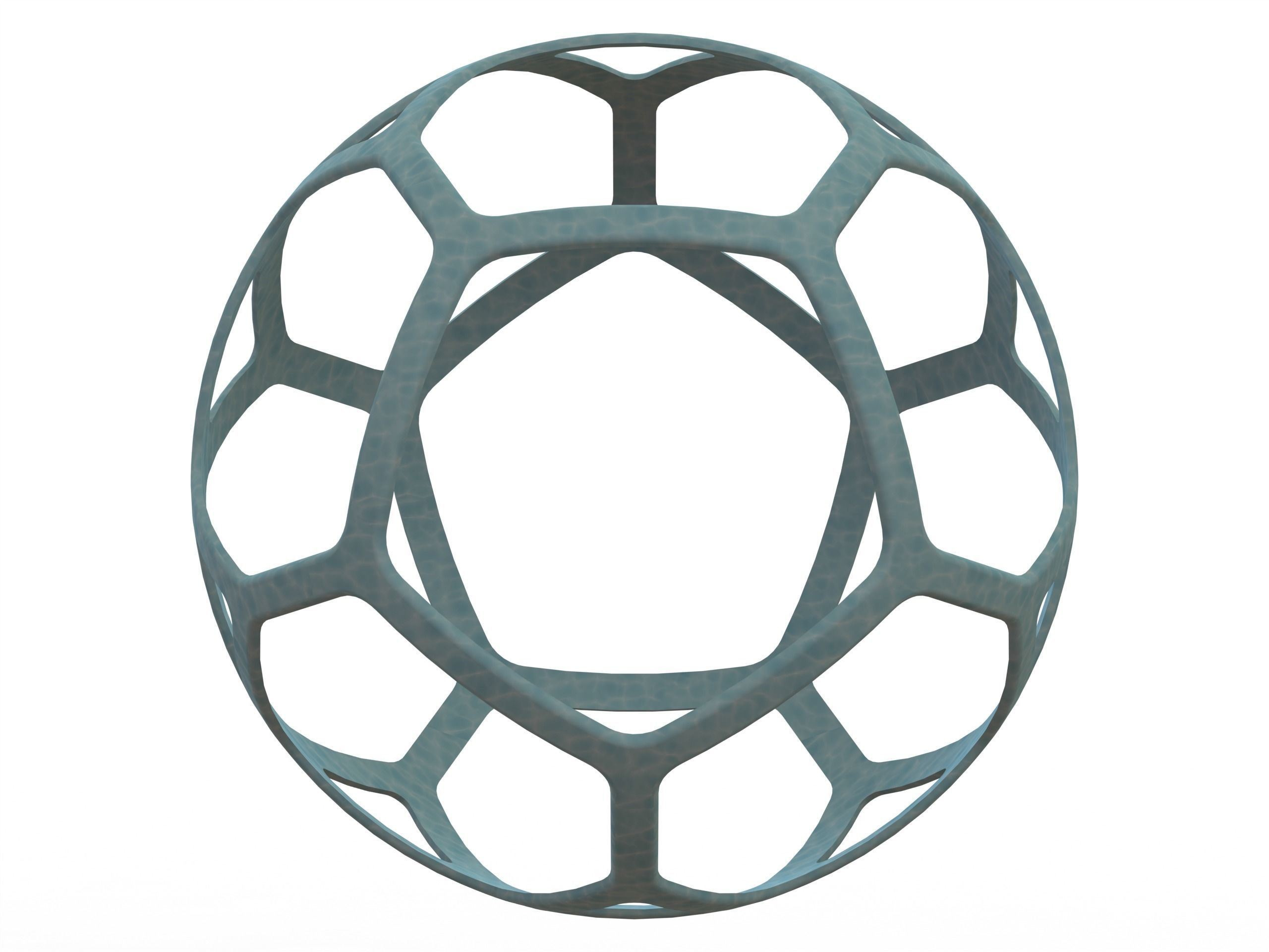 Wireframe Shape Geometric Simple Ball 3D print model_1