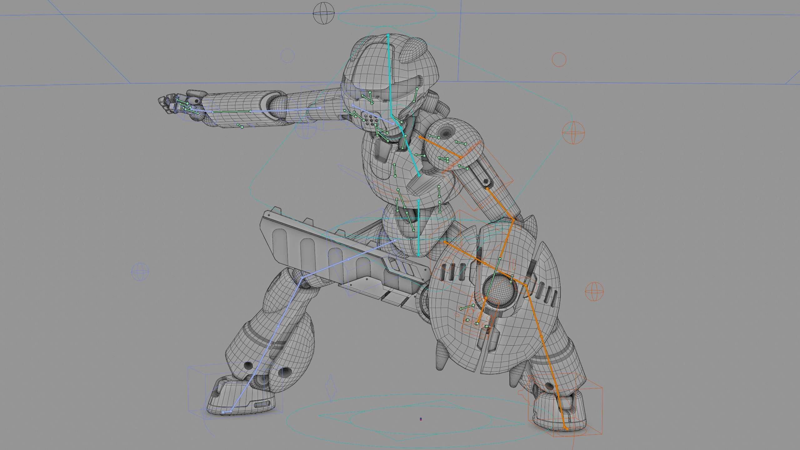 BATTLE DROID RF-900 Rigged for Unreal Engine - Unity - MIXAMO 3D model_40
