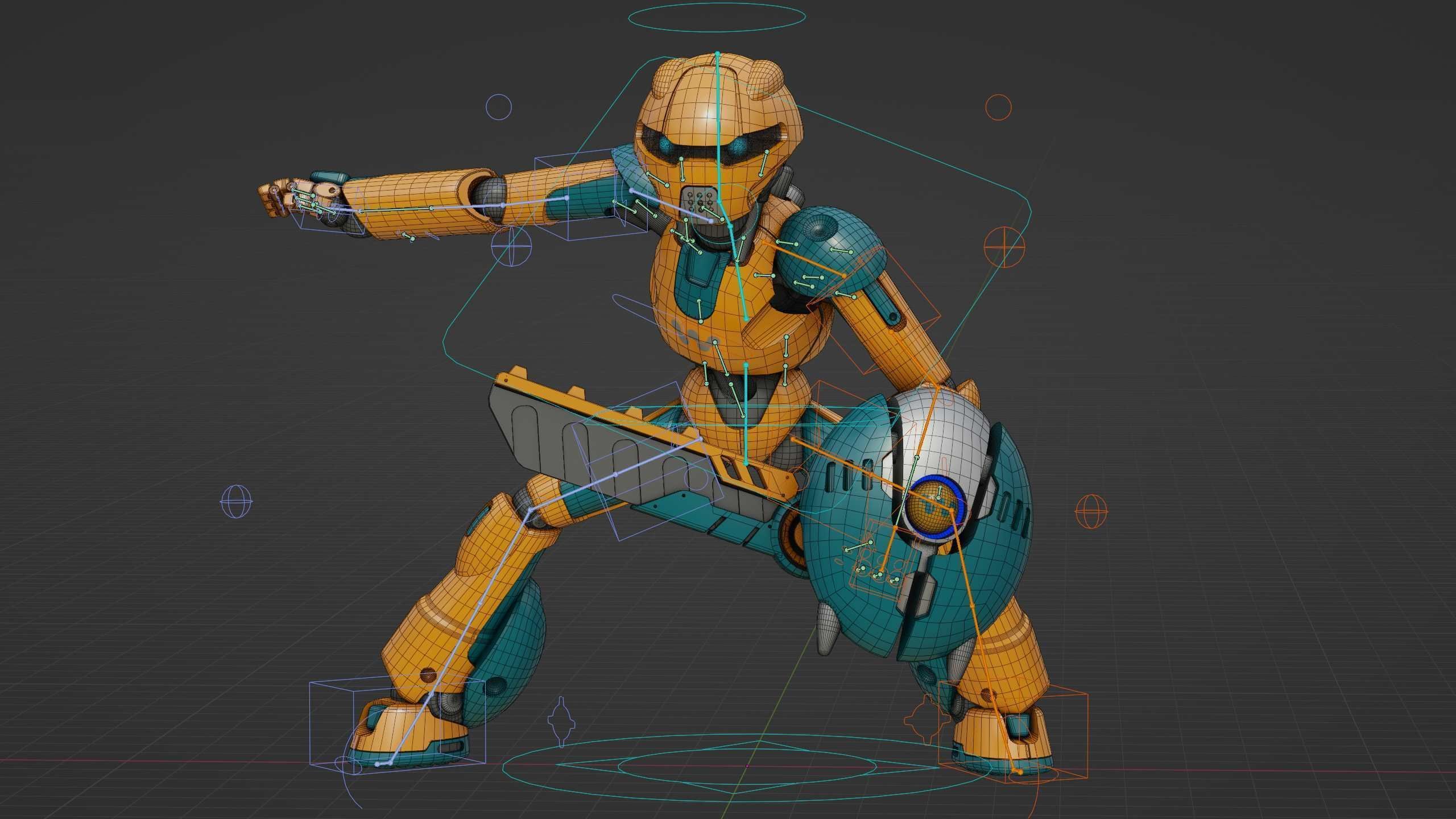 BATTLE DROID RF-900 Rigged for Unreal Engine - Unity - MIXAMO 3D model_37