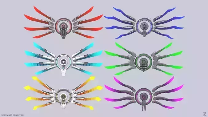 Sci fi wings collection 