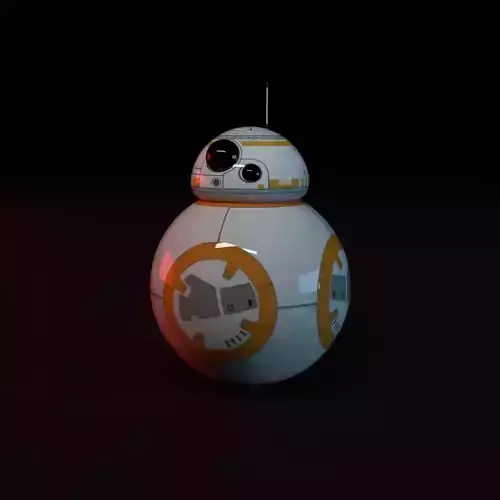 Bb8 Star Wars Low-poly 3D model