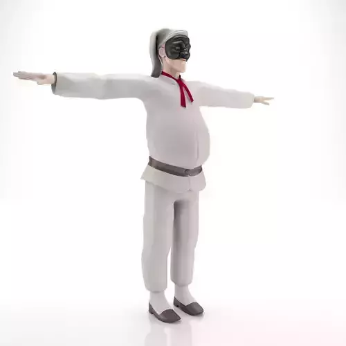 Pulcinella carnival mask