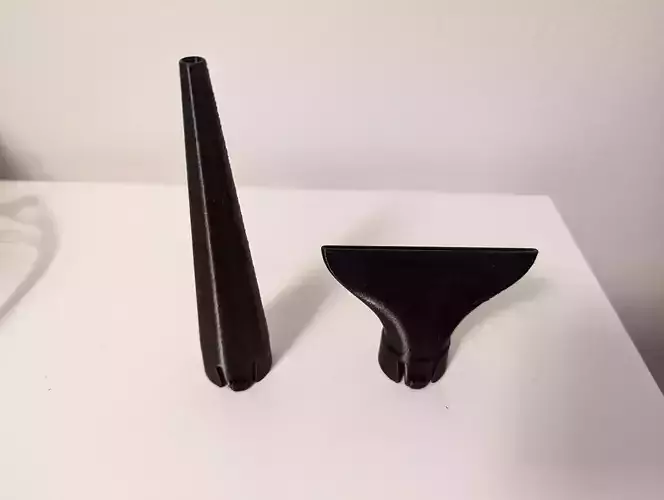 Makita Dust Blower Custom Nozzles Flat and Long For XSA01Z