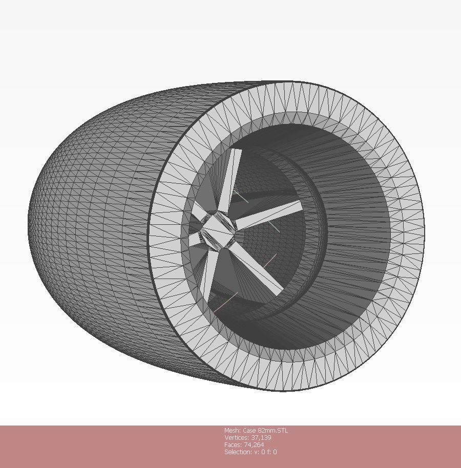 Mortar shell  Artillery mine of 82 mm caliber Training model  3D model_14