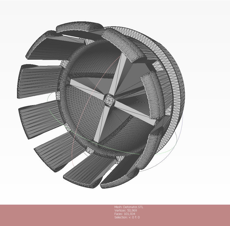 Mortar shell  Artillery mine of 82 mm caliber Training model  3D model_16