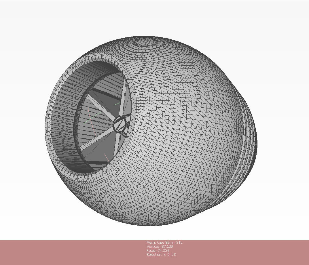 Mortar shell  Artillery mine of 82 mm caliber Training model  3D model_13