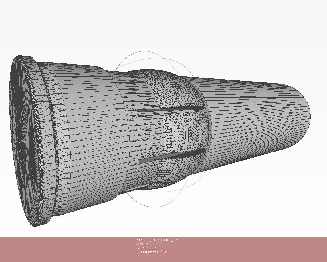 Mortar shell  Artillery mine of 82 mm caliber Training model  3D model_17