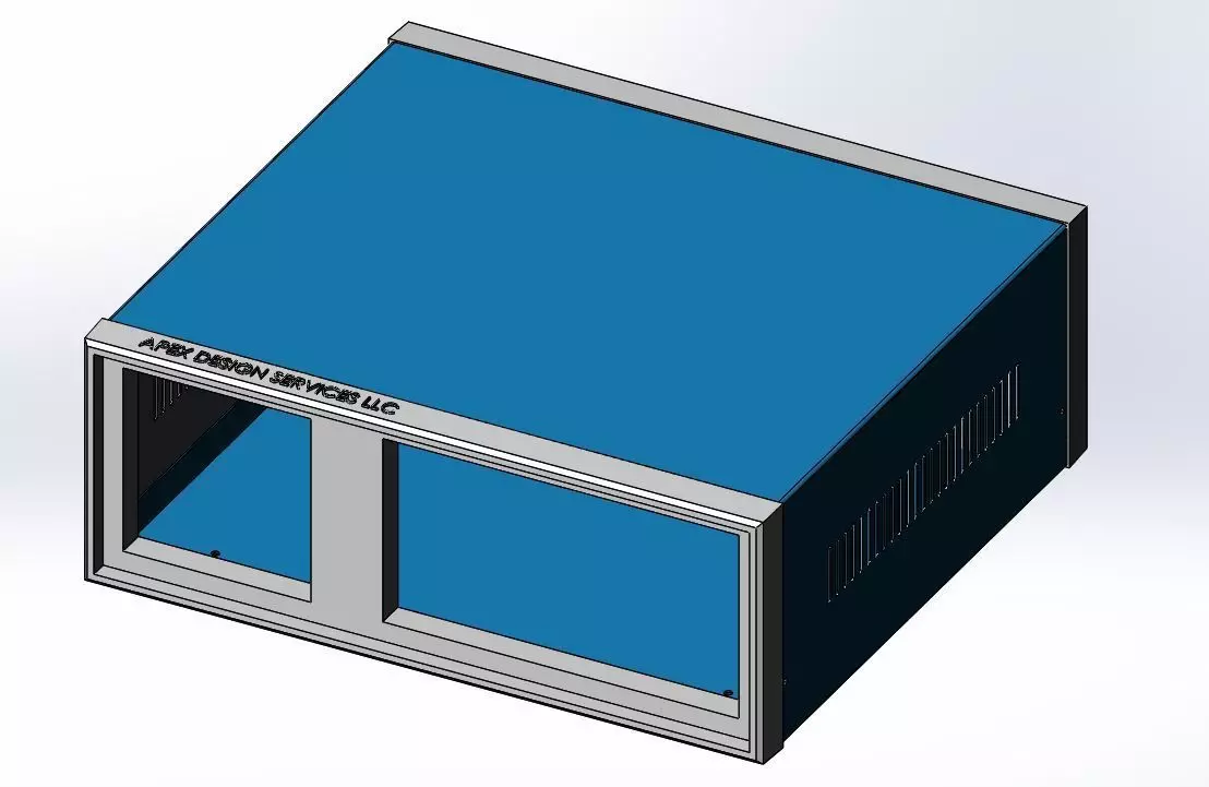 CNC controller case Free 3D model_0